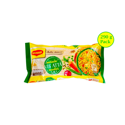 Maggi Noodles Veg Atta Masala 4 Pack